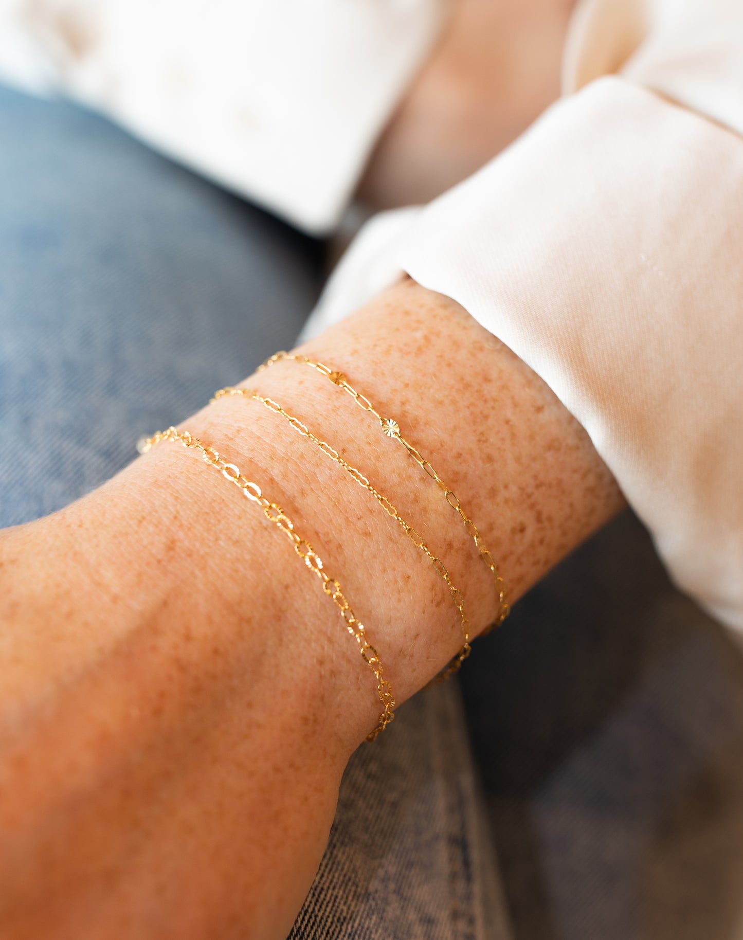 Dainty Crinkle Bracelet